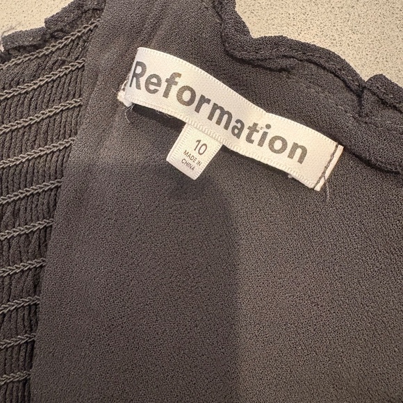 Reformation Christine ruffle hem dress - Picture 4 of 6